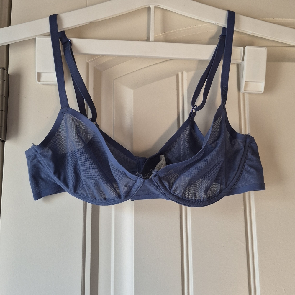 Aerie SMOOTHEZ Mesh Unlinded Bra 34A